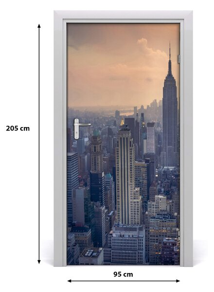 Fototapeta samolepiace dvere Manhattan New York 95x205 cm