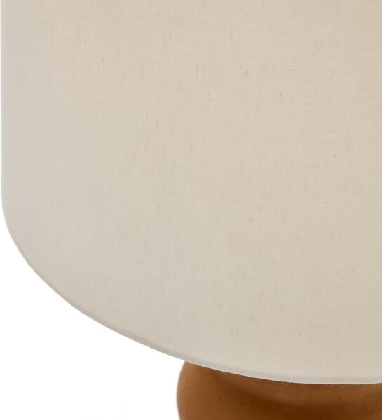 MUZZA Stolná lampa sedma prírodná