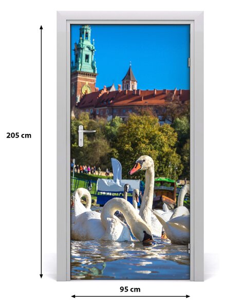 Fototapeta samolepiace na dvere Krakov Poľsko 95x205 cm