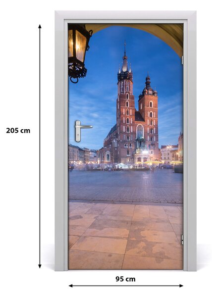 Fototapeta samolepiace na dvere Krakov Poľsko 95x205 cm