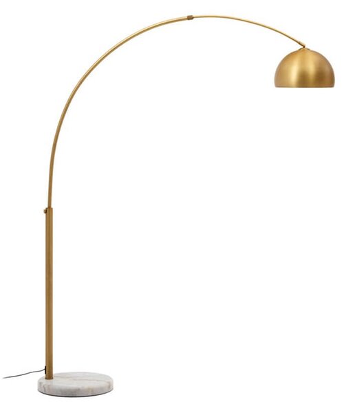 MUZZA Stojacia lampa dali 160 cm zlatá