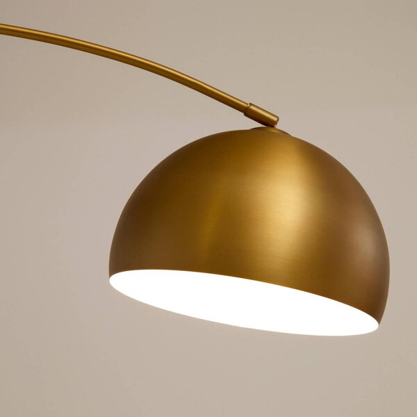 MUZZA Stojacia lampa dali 160 cm zlatá