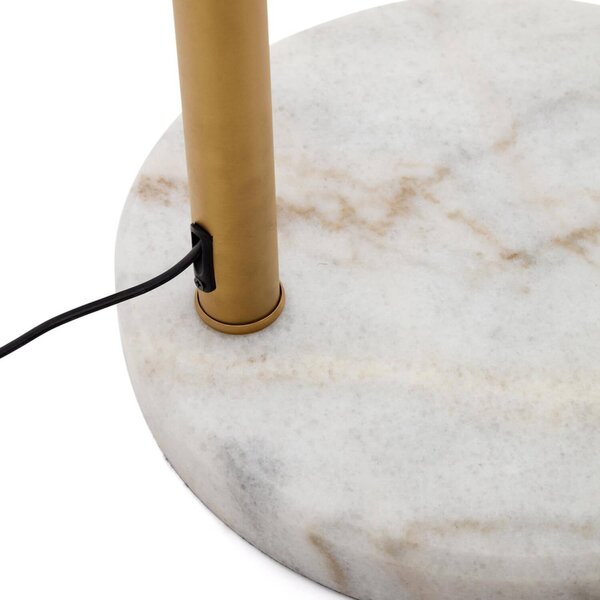 MUZZA Stojacia lampa dali 160 cm zlatá
