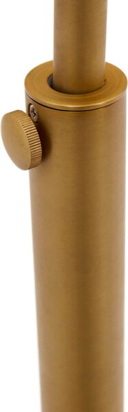 MUZZA Stojacia lampa dali 160 cm zlatá