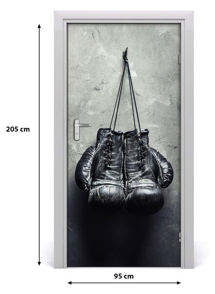 Fototapeta samolepiace dvere boxerské rukavice 95x205 cm