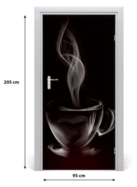 Fototapeta na dvere samolepiace aromatická káva 95x205 cm
