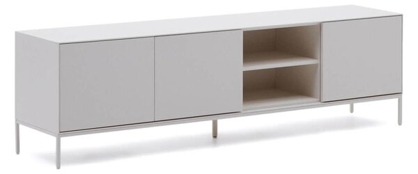MUZZA TV stolík ranad 195 x 55 cm biely