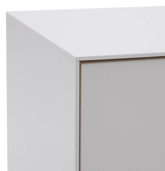 MUZZA TV stolík ranad 195 x 55 cm biely