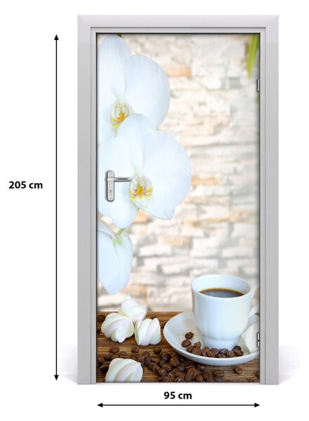 Fototapeta na dvere samolepiace šálka kávy 95x205 cm