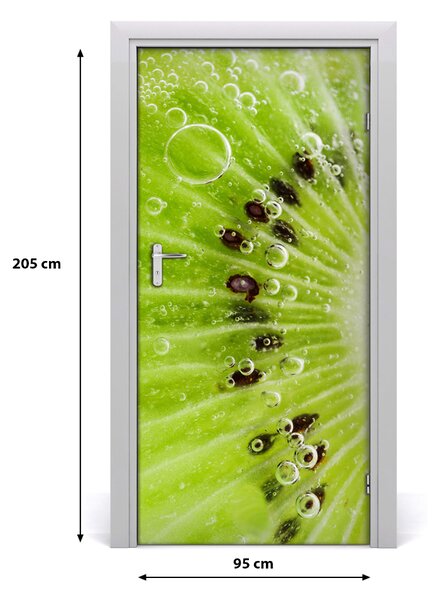 Fototapeta na dvere do domu samolepiace kiwi 95x205 cm