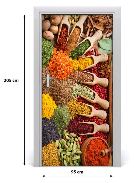 Fototapeta na dvere samolepiace korenie 95x205 cm