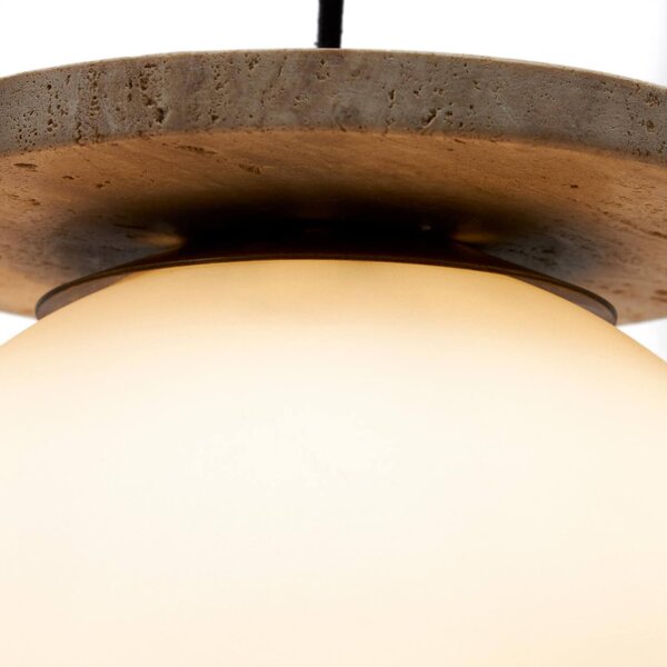 MUZZA Stropná visiaca lampa lachima biela