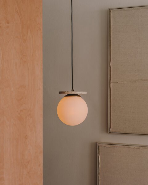 MUZZA Stropná visiaca lampa lachima biela