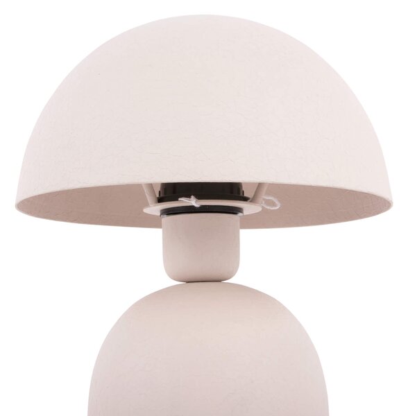 MUZZA Stolná lampa Boa sivá