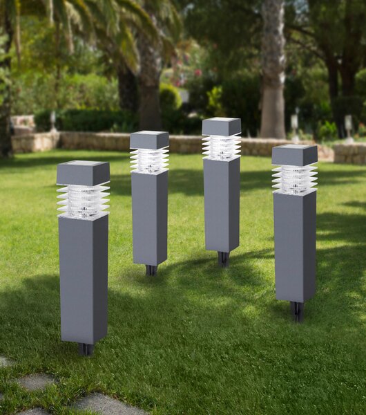 SADA SOLÁRNYCH SVIETIDIEL 4 ks, 5,8/38,5/5,8 cm Ambia Garden - Vonkajšie osvetlenie
