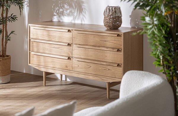 MUZZA Komoda Nyr 150 x 82 cm prírodná