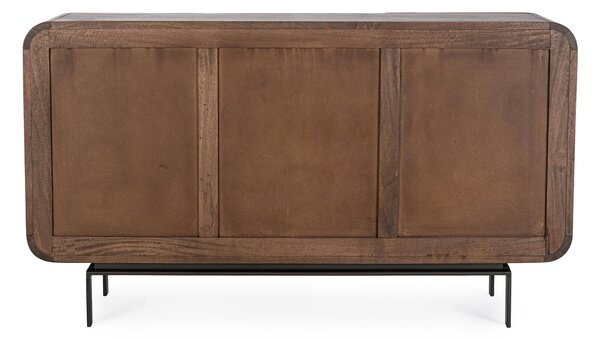 MUZZA Komoda Sarrina 180 x 82 cm hnedá