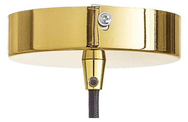 MUZZA Závesná lampa Adara hnedá