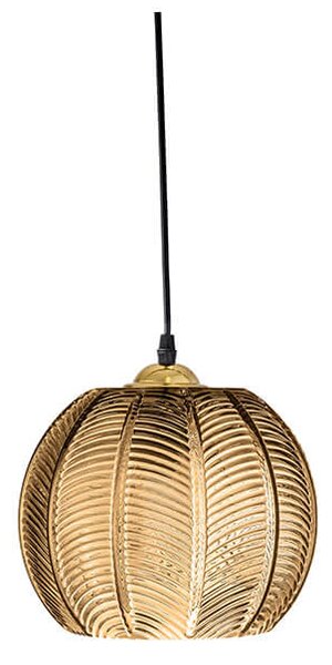 MUZZA Závesná lampa Adara hnedá