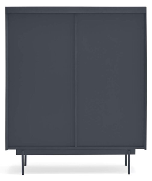 MUZZA Kabinet Oma 110 x 120 cm modrý