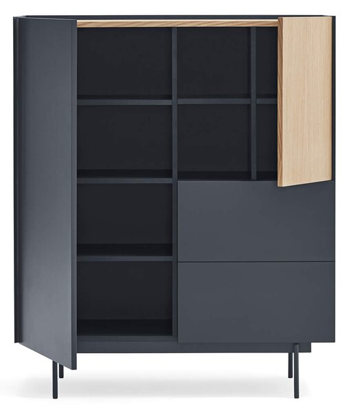 MUZZA Kabinet Oma 110 x 120 cm modrý