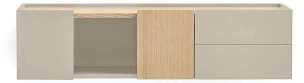 MUZZA TV stolík Oma 110 x 35 cm béžová