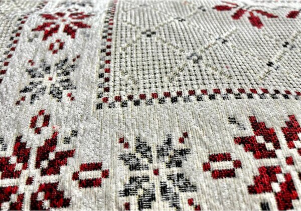 Gobelínový obrus na stôl Trikot 90x90 cm Chenille IT024 Farba Viacfarebná Rozmery 90x90 cm