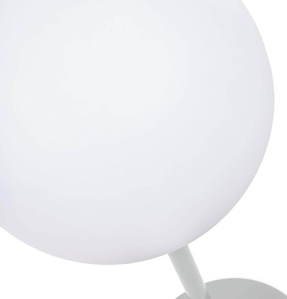 MUZZA Záhradná stolná lampa mimoza 40 cm biela