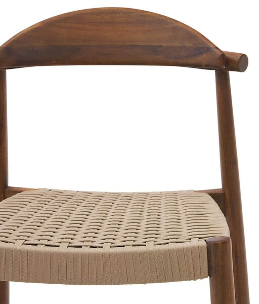 MUZZA Barová stolička glynis 62 cm orech