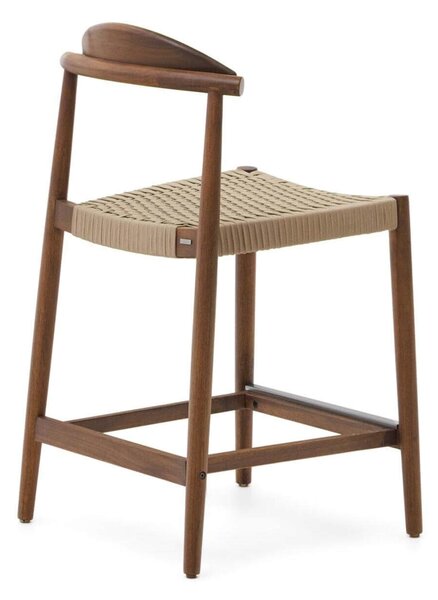 MUZZA Barová stolička glynis 62 cm orech