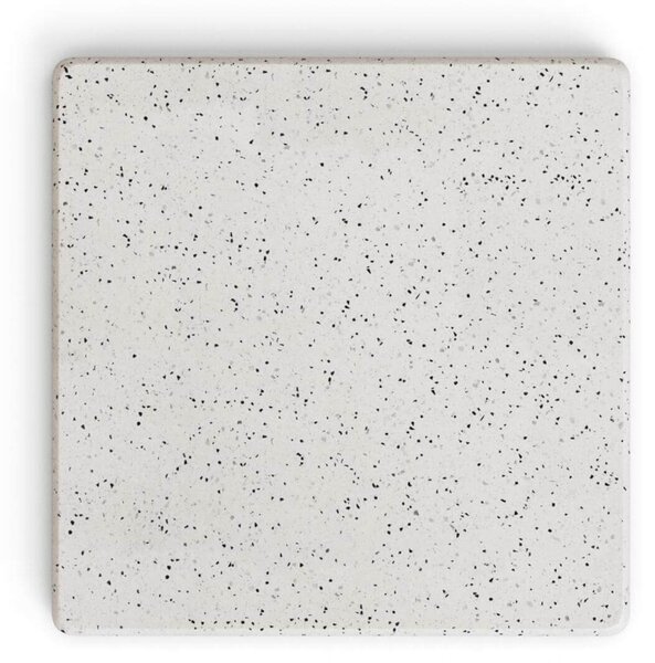 MUZZA Záhradný stolík aura 70 x 70 cm biely