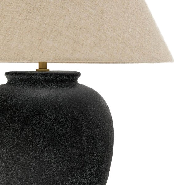 MUZZA Stolná lampa remedacal čierna
