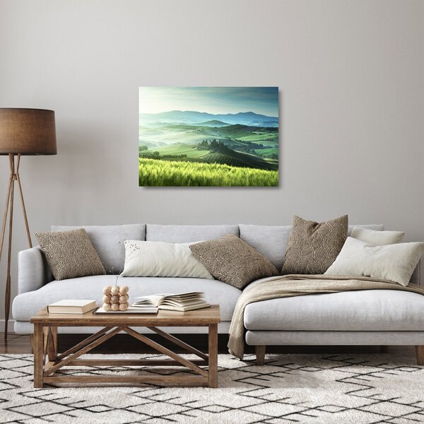 Sklenený obraz - Toskánsko, Taliansko (70x50 cm)