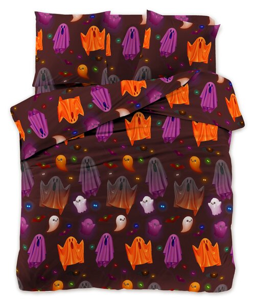 Obliečky z mikrovlákna SPOOKY SOIREE čierne Rozmer obliečky: 2 ks 70 x 80 cm | 160 x 200 cm