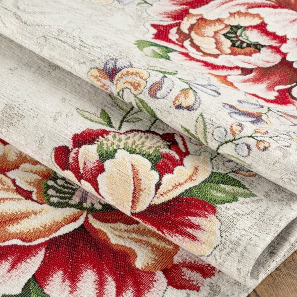 Gobelínový obrus na stôl Chenille 1182 RJ Farba Viacfarebná Rozmery 50x40 cm