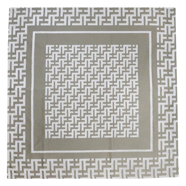 Gobelínový obrus na stôl Glamour béžový 90x90 cm Chenille IT105 Mondo Italia Farba Béžová Rozmery 90x90 cm