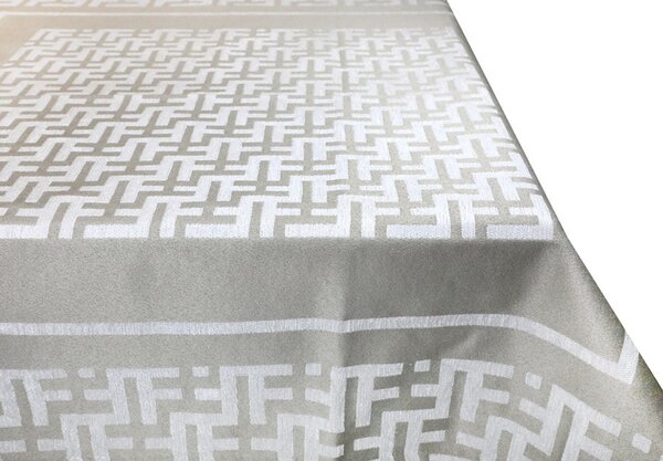 Gobelínový obrus na stôl Glamour béžový 90x90 cm Chenille IT105 Mondo Italia Farba Béžová Rozmery 90x90 cm