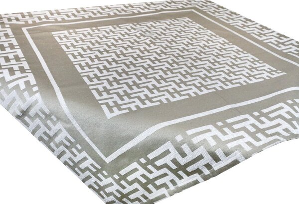 Gobelínový obrus na stôl Glamour béžový 90x90 cm Chenille IT105 Mondo Italia Farba Béžová Rozmery 90x90 cm