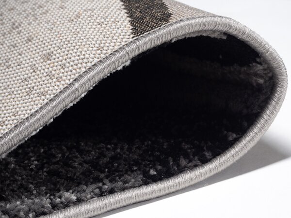 Spoltex , Šedý kusový koberec Enigma grey 9358, 160x230, šedá, kancelária