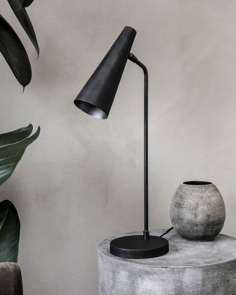 MUZZA Stolná lampa cysep čierna