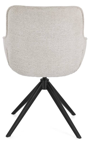 MUZZA Kancelárske kreslo Maude béžové