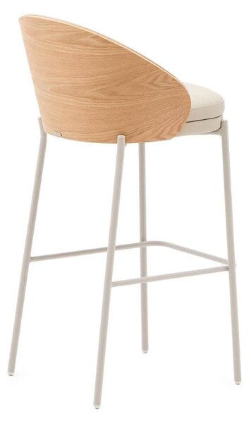 MUZZA Barová stolička meya 77 cm biela