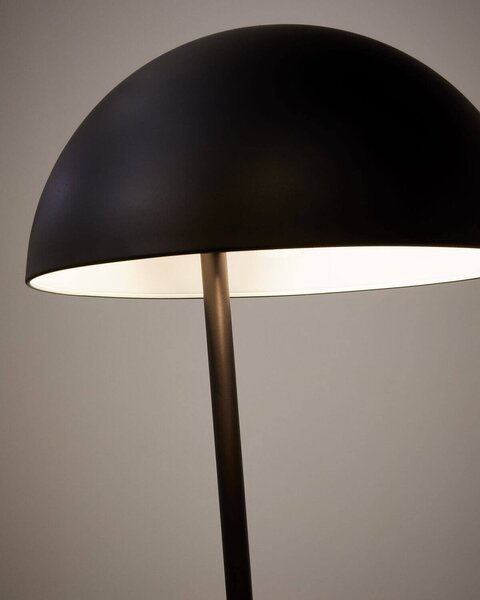 MUZZA Stojacia lampa larta 150 cm čierna
