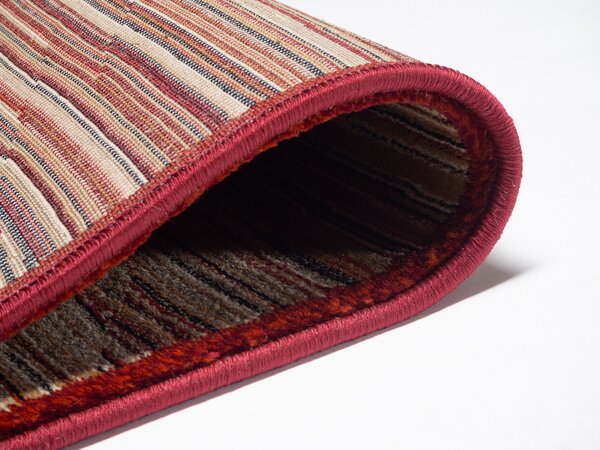 Spoltex, Kusový koberec Cambridge red / beige 5668, 80x150, červená, obývacia izba