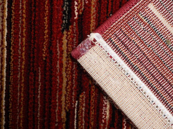 Spoltex, Kusový koberec Cambridge red / beige 5668, 80x150, červená, obývacia izba