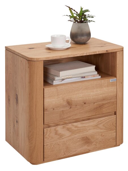 NOČNÝ STOLÍK, divoký dub, farba duba, 60/60/38 cm Valnatura - Spálňové sety