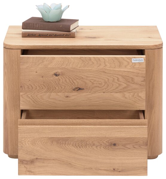 NOČNÝ STOLÍK, divoký dub, farba duba, 60/45/38 cm Valnatura - Spálňové sety