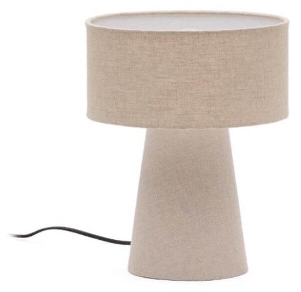 MUZZA Stolná lampa daiaga sivá