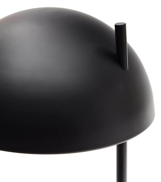 MUZZA Stolná lampa larta 48 cm čierna