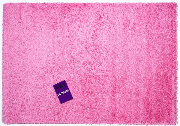 Mono Carpet , Kusový koberec Efor Shaggy 7182 Pink, 200x290, ružová, detská izba